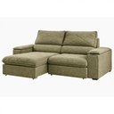 Ver imagem 4 de Sofá Konrad Retrátil Reclinável Mônaco 2,10 Metros Bouclê