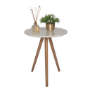 Ver imagem 1 de Mesa de Canto e Lateral para Decoração Bege P