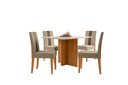 Ver imagem 1 de Mesa Jantar Helo 120x90 Cm Freijo/off White -tampo Vidro