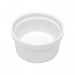 Ramequim de Porcelana Classic Branco 7cm X 4cm - Lyor - 1