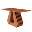 Ver imagem 1 de Mesa para Sala de Jantar Agata 130 X 80 Cm com Tampo Mdf Cimol Cinamomo