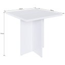 Ver imagem 3 de Conjunto Mesa e 4 Bancos Estofados Verona Branco