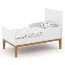 Ver imagem 3 de Berço Americano Unique Soft Eco Wood-Matic e Guarda Roupa Infantil Americano 4 Porta Branco Hp-
