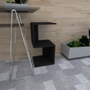 Ver imagem 3 de Mesa Lateral Preto Aparador de Sofa Escritorio Mesa Lateral Cama Mesa de Canto