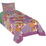 Jogo de Cama Infantil Lepper Patrulha Canina Menina Solteiro 2 Peças Microfibra Lilás - 1