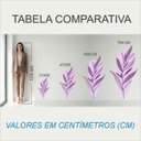 Ver imagem 2 de Adesivo Floral Boho Roxo Estilo Nórdico 79x150 Minimalista Mod.03