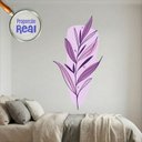 Ver imagem 1 de Adesivo Floral Boho Roxo Estilo Nórdico 79x150 Minimalista Mod.03