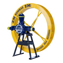 Bomba ZM-51 Com Roda D'água 1,40 X 0,18 E Cavalete ZM Bombas - 1