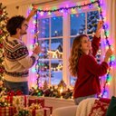 Ver imagem 7 de Pisca Pisca Natalino 50 Metros 240 Leds Pimentinha Colorido 220V Fio Preto