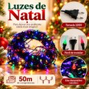 Ver imagem 4 de Pisca Pisca Natalino 50 Metros 240 Leds Pimentinha Colorido 220V Fio Preto