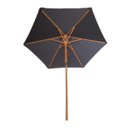 Ver imagem 5 de Ombrelone Guarda Sol Sombreiro Central Praia Piscina 2,4m Retrátil Topo Fixo Ventilado Estrutura Mad