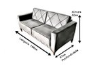 Ver imagem 3 de Sofá 3 Lugares Confortável 1,8m Tucson Marrom - Meu Estofado Sofá 3 Lugares Confortável Sala Quarto 