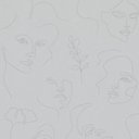 Ver imagem 1 de Papel de Parede Kylie Fotográfico Cinza 6842-20
