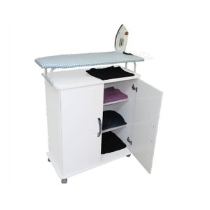 Balcão Gabinete de Passar Roupa 2 Portas com Rodízio - Bella Vercelli 350