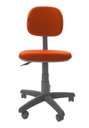 Ver imagem 2 de Cadeira Secretaria Giratoria Bolt BC - Couro Sintetico Corano - Laranja