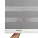 Ver imagem 4 de Persiana Rolo Zebra Bando 1,00 X 2,50 Double Vision Cinza