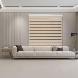 Persiana Rolo Zebra Bando 1,00 X 2,50 Double Vision Cinza - 2 Persiana Rolo Zebra Bando 1,00 X 2,50 Double Vision Cinza - 2