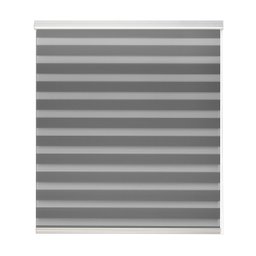 Persiana Rolo Zebra Bando 1,00 X 2,50 Double Vision Cinza - 1 Persiana Rolo Zebra Bando 1,00 X 2,50 Double Vision Cinza - 1
