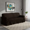 Ver imagem 2 de Capa de Sofá Patrícia 3 Lugares Avulso - Marrom