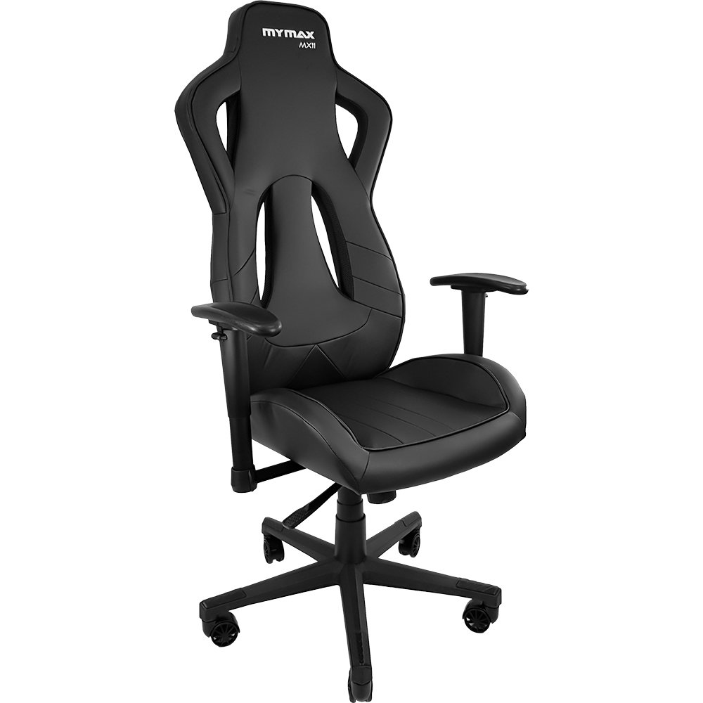 Cadeira Gamer MX11 de escritório Giratoria MYMAX:Preto/Único