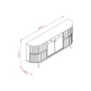 Ver imagem 5 de Aparador Buffet para Sala Monaco Imperial Madetec