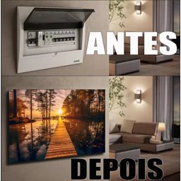 Quadro para Cobrir Esconde Caixa de Luz Energia 70x60 Estarrecer - 3