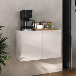Balcão de Cozinha Suspenso 2 Portas Multimóveis Mp2165 Branco - 2