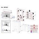 Ver imagem 4 de Quarto de Bebê Completo Berço Americano 3 em 1 Encanto Multimóveis Mp4581 Branco/madeirado