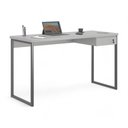 Ver imagem 2 de Mesa Home Office Escrivaninha Industriale 1,00 Cinza com Gaveteiro