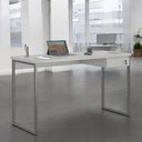Ver imagem 1 de Mesa Home Office Escrivaninha Industriale 1,00 Cinza com Gaveteiro