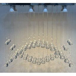 Luminária de Cristal Legítimos K9 Moderno para Sala de Estar:bivolt/50cm - 2
