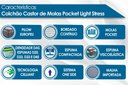 Ver imagem 6 de Colchão Queen Castor Light Stress Oxygen New Plush 158x198x34