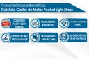 Ver imagem 5 de Colchão Queen Castor Light Stress Oxygen New Plush 158x198x34
