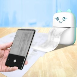 Mini Impressora Termica sem Tinta Bluetooth Usb Recarregavel Portatil Imprime Notas Lista Fotos Nome - 12