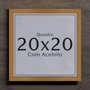 Ver imagem 4 de Kit 3 Unidades Moldura 20x20 Quadro com Acetato