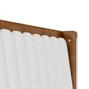 Ver mais imagens de Cabeceira Cama King 195cm Luara Sintético Caramelo/Bouclê Creme Z37 - Mpozenato