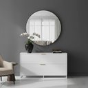 Ver imagem 5 de Espelho Corino 100cm X 100cm Redondo Cairo