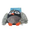 Brinquedo Pet Cães Pelúcia Pet Coruja Cinza Napi 13Cm - 2