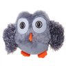 Brinquedo Pet Cães Pelúcia Pet Coruja Cinza Napi 13Cm - 7