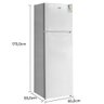 Geladeira Refrigerador Hq Defrost 290 Litros Branco Hq-290rdf 220v - 7