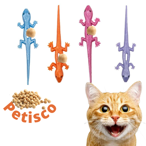 Brinquedo Interativo P/gatos Pet Games Lagartixas Sortidas