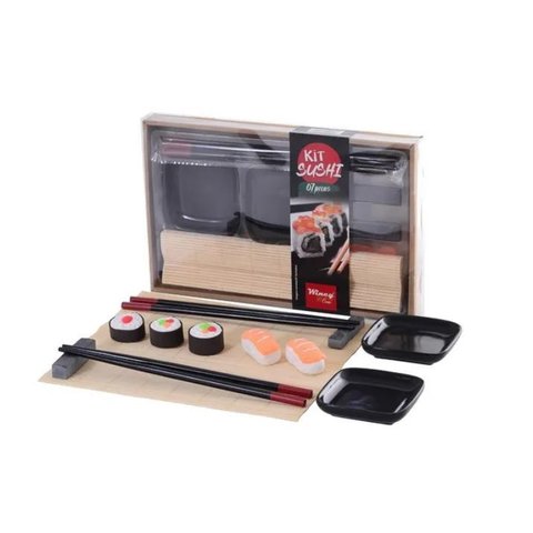 Conjunto para Sushi Comida Japonesa 7 Peças para 2 Pessoas