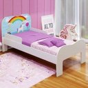 Ver imagem 2 de Quarto Infantil com 2 Mini Camas Soneca Arco Íris Tigus Baby