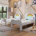 Ver imagem 1 de Quarto Infantil com 2 Mini Camas Soneca Arco Íris Tigus Baby