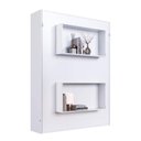 Ver imagem 4 de Cama Articulada Casal Vertical com 2 Nichos CV1140 140cm Branco - Art In Móveis