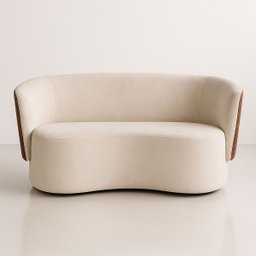 Sofá Orgânico 2 Lugares Curvo Living Star Confort - 6 Sofá Orgânico 2 Lugares Curvo Living Star Confort - 6