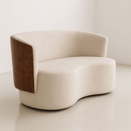 Sofá Orgânico 2 Lugares Curvo Living Star Confort - 5 Sofá Orgânico 2 Lugares Curvo Living Star Confort - 5