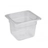CONJ 6 CUBAS Gastronômicas Em POLICARBONATO GN 1/6X100 mm 1,5 Litros SEM Tampa Originais CAMBRO 64CW - 1