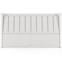 Ver imagem 5 de Cabeceira Cama Box King Estofada com LED 195cm Moan P05 Bouclê Cru - Lyam Decor