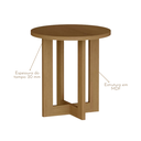 Ver imagem 3 de Mesa de Canto Lateral Luxo 100% Mdf 8002 Jb Bechara